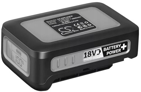 TECHTEK Battery 2000mAh compatible with [KARCHER] 14442420, 18-36 Cordless 18V Push Lawnmower, 18-45 18V 450mm Cordless Hedge trimmer, 300mm Grass trimmer, 500mm Hedge CNS 18-30 300mm Chainsaw, KHB6G