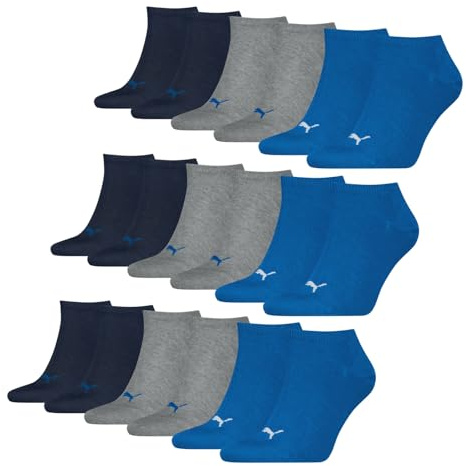 PUMA 9 Paar Unisex Herren Damen Sportsocken Kurzsocken Sneaker Socken