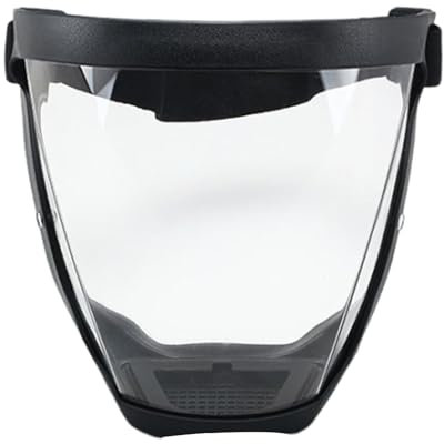 Vgvgaj Maschere Protettive Viso Visiera Protettiva Da Lavoro Visiera Antiappannamento Per Adulti Con Visiera Trasparente Maschera Protettiva Integrale Regolabile E Riutilizzabile