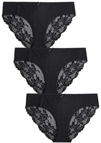 NEXT Damen Brazilian 3 STK. Nahtlose Slips mit Rückenspitze, Brazilian