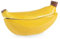 H&h contenitore banana in stoneware cm 16x6xh8