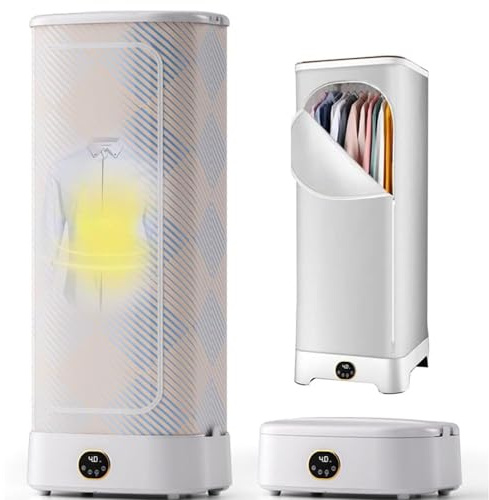 Máquina de Planchado automática, Secadora de Ropa Plegable, máquina de Secado a Vapor, máquina de Planchado y eliminación de Arrugas portátil para el hogar, máquina de Secado