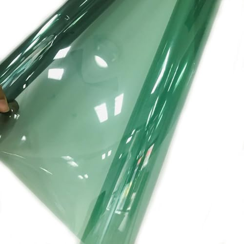 Window Tinted Car Film, 66% VLT Green, Glass Window Tints Foil Solar Protection Film for Vehicle (50x300cm)
