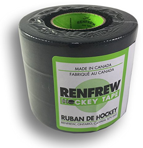 Renfrew (Scapa Tapes, Stoff Hockey Klebeband 3er Set, 2,5 cm breit (Farbe Wahl), Black XT, 18m (3-Pack)