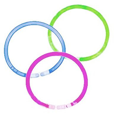 Braccialetti luminosi fluorescenti STARLIGHT tubo 100 pezzi