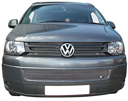 Zunsport Kompatibel mit VW T5 Van – vorderer Grillsatz, silbern (2010 bis 2015)