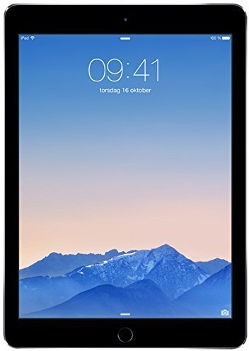 iPad Air 2, 9,7 Display mit WI-Fi + Cellular, 128 GB, 2014, Space Grau (Generalüberholt)