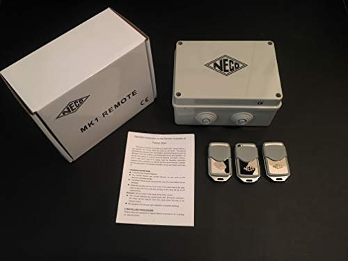 Neco MK1) Remote Control System for Roller Shutters/Garage Doors + 3 Remotes