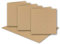 50x sandbraune Vintage Kraftpapier Falt-Karten Quadratisch - 157 x 157 mm - 15,7 x 15,7 cm - Recycling 300 g/m² blanko Klapp-Karten nachhaltig - Umwelt by Gustav NEUSER
