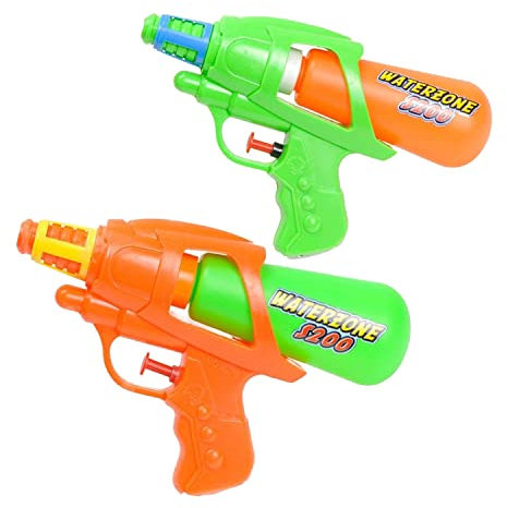 UMKYTOYS 2 Water Gun Pistols For Kids Childrens Toddlers outdoor water pistol set