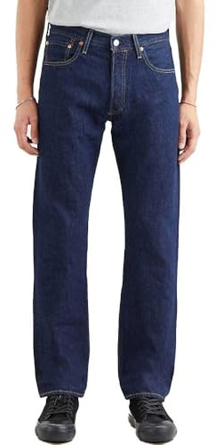 Levi's Herren Jeanshose 501 Original mit Knopfleiste, Straight Fit