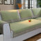 Z-one Sofa Abdeckung Retro Dekoration Sofa Überwurf Baumwolle Anti-rutsch Schmutzabweisend Kissen beschützer Für L förmige- Couch Schnitt-Grün 70x150cm(28x59inch)
