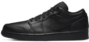Nike AIR JORDAN 1 LOW, Men's Basketball Shoe Basketball Shoe, Black, 6 UK (40 EU)