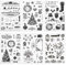 Naler Silikonstempel Weihnachten Deutsch, 6 Blatt Stempel Silikon Weihnachten Silikonstempel Transparent Seal Stamps für Weihnachtskarten Basteln Scrapbooking Dekoration