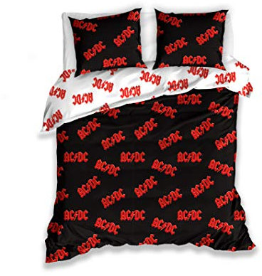 Carbotex AC/DC Bettwäsche Satin Bed Linen ACDC203002 1x 160x200 cm + 2X 70x80 cm