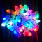 LATTCURE LED-Ballons Lichter, 50 Stück Runde Superbright Ballon Lichter,Bullet Laterne Licht,Mini Flash buntes Licht,Party Licht für Luftballons, LED Mini Party Licht für Papierlaterne Ballon Licht