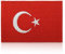 Finally Home Türkei Flagge Patch zum Aufbügeln | 7,6 x 5 cm | Türkische Fahne Patches nähen, Turkey Flag Bügelbild, Türkiye Aufbügler, Aufnäher