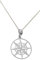 RAPHAEL SPERDIN Collier tendance en Argent 925 type Rose de vents | Bijoux de qualité fabriqués en France (Argent rhodié)