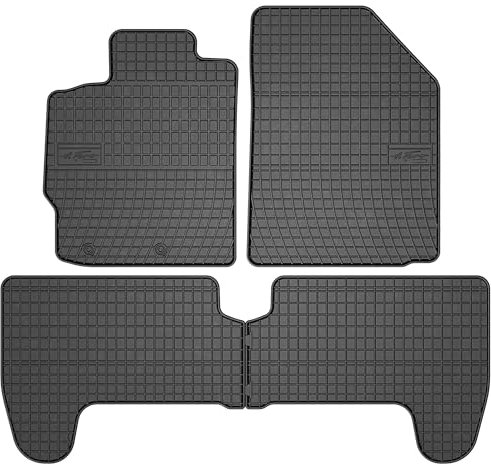 MOTOS Gummimatten Auto Fussmatte passend für Toyota Yaris II 2005-2011 Verbessern Sie Ihren Reisekomfort mit Antirutschmatte Auto- Allwetter fußmatten Auto, Schutz vor Verschmutzung