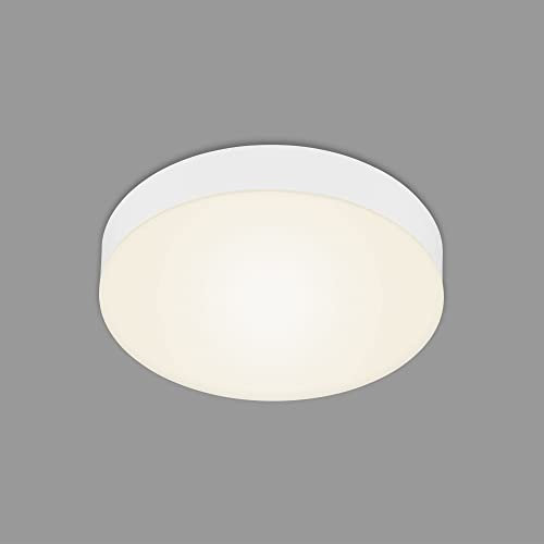 BRILONER - LED Deckenlampe rahmenlos, warmweiße Lichtfarbe, 16 Watt, 1600 Lumen, LED Lampe, Deckenleuchte, Wohnzimmerlampe, Schlafzimmerlampe, Küchenlampe, Deckenbeleuchtung, 21,2x3,6 cm, Weiß
