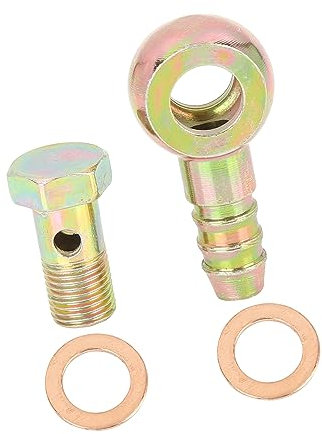 A ABSOPRO 10mm Banjo Tuyau Barbillon Boulon Raccords Banjo Boulon Rondelle Kit