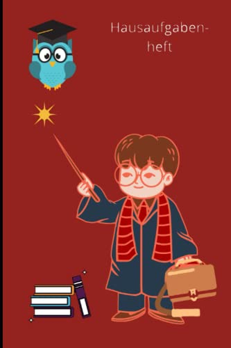 Hausaufgabenheft: Harry Potter Cover, Hausaufgabenheft mit Softcover für Schulaufgaben, Grundschule, Mittelschule