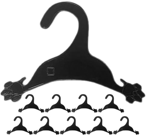 Housoutil 10Er Set Haustier-Kleiderbügel rutschfest Für Hundekleidung Und Katzenkleidung Kleiderbügel Für Haustiere Zum Ordentlichen Aufhängen Kompakter Organizer Für Die Aufbewahrung