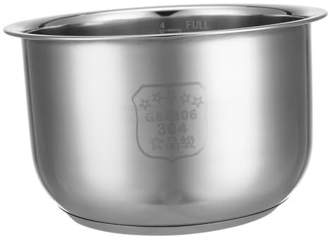 STOBAZA Olla Interior Para Olla Arrocera Repuestos De Olla De Cocina De Acero Inoxidable Olla Arrocera Antiadherente Grande De 2L Accesorio Para Cocina Eléctrica