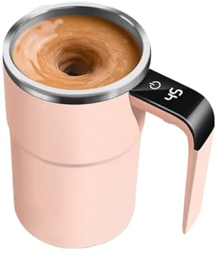 Guangcailun Taza mezcladora automática de tamaño portátil para amantes del café, taza magnética automática, taza de café, taza Para Stanley, tazas de café, rosa