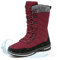 Geweo Stivali Neve Donna Invernali Impermeabili Scarpe Invernali Termici con Fodera Calda Comode Scarpe Neve Antiscivolo Scarponi Neve Impermeabili All'Aperto Stivali Bassi Rosso 41EU