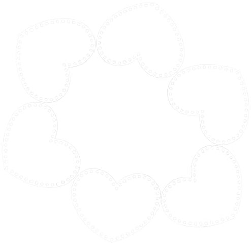 PLAFOPE 6pcs Transparent Acrylic Sheet Heart Handles Kit Accessories Basket Board Plate Making Clear DIY Knitting Crochet Bag Woven Bag Weaving Bag Parts Bag DIY Tools Handmade Bag Tools