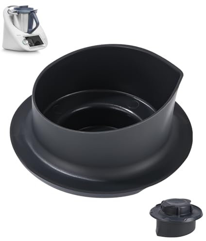 Tasse à Mesurer pour Thermomix TM6 TM5, Couvercle du Gobelet Doseur TM5 TM6 avec Graduation 100ml et 50ml pour Gobelet Soseur Thermomix, Verre Doseur Alimentaire Accessoires pour Thermomix