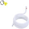 JrEam 1-8M Washing Machine Inlet Pipe Air Conditioning Drain Tube White Extension Drain Hose With Pipe Clamp For Bathroom Accessories(3M)