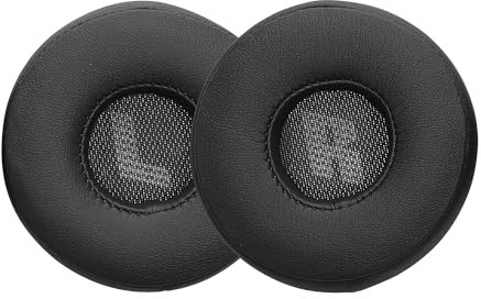 kwmobile 2x Cuscinetto Cuffie Compatibile con JBL Live 670NC Pad - Cuscinetti Ricambio Cuffie Over Ear Simil Pelle - nero