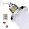 JINYOMFLY Tête de Douche avec Filtres, 15CM Pommes de Douche Anti Calcaire, Tete de Douche Pluie Haute Pression, Pommeau de Douche Exterieur, Autonettoyante