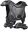 Protector de pecho para motocicleta con rodilleras, coderas, para jóvenes, ciclismo de montaña, ciclismo, patinaje (negro)