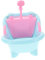 CHICAMPERA pour Poupée Accessoire De Salle De Bain Miniature pour Maison De Poupée Stimule Imagination Créativité des Décoration Réaliste Et Polyvalente pour Scénarios De Jeu Variés