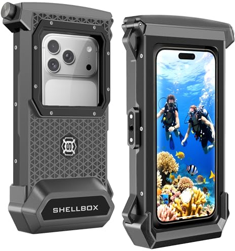 Wasserdichte Handyhülle 7.0 Zoll Unterwasser Wasserfeste Handy Wasserschutzhülle Handytasche Wasserdicht Schwimmen Baden für iPhone 17 Pro 17 Air 17 Pro Max 16e 16 Pro 16 15 14 13 Pro Max 15 14 Plus