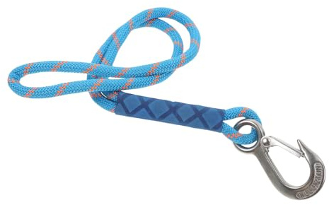 WRITWAA Edelstahl Schwerlast Schaukelaufhängung mit Karabiner 06m Robustes Seil für Hängematten und Hängestühle Outdoor Befestigung für Baumschaukeln und Verandaschaukeln Blau