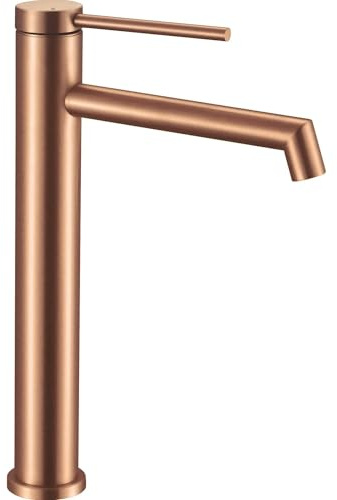 Rea - Waschbeckenarmatur Foss high - Gebürstetes Kupfer - Messing - 29,5x4x19 cm