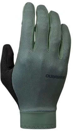 Shimano Clothing Funktionsbekleidung Explorer FF Gel Gloves - Olive M mit Fokus auf sportliche Bewegungsfreiheit