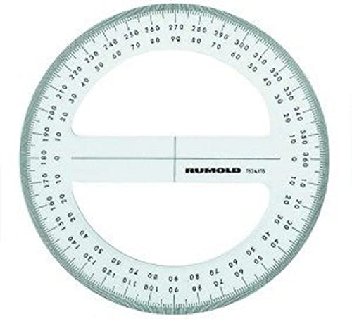 Rumold 313.202 - Goniometro a cerchio completo, suddivisione 400 GON, diametro 15 cm