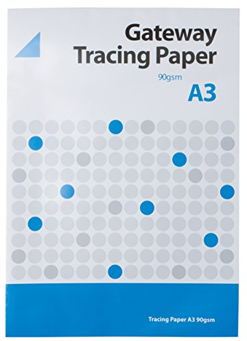 Gateway Natural Tracing Paper Pad A3 90gsm 40 Sheets