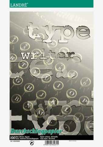 Durchschlagpapier A4 100Bl 30g