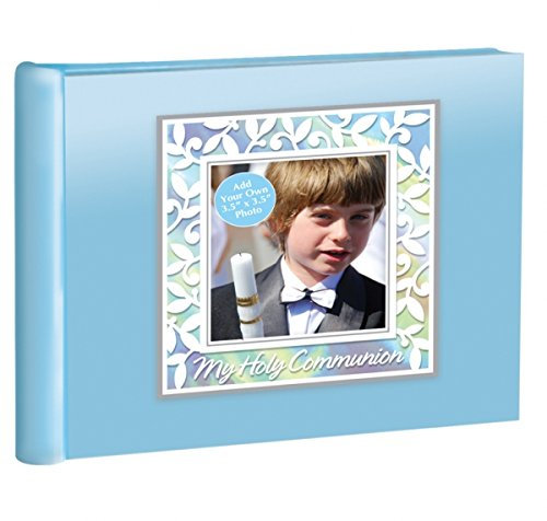 Amscan International Autogramm-Album zur Kommunion Blau