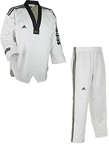 Dobok taekwondo blanc Adidas Supermaster 160 cm