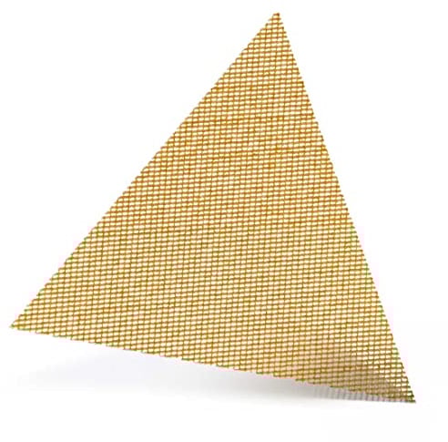MENZER Ultranet Klett-Schleifgitter, 290 x 250 mm, f. Trockenbauschleifer, Weißes Edelkorund (5 Stk.) K120