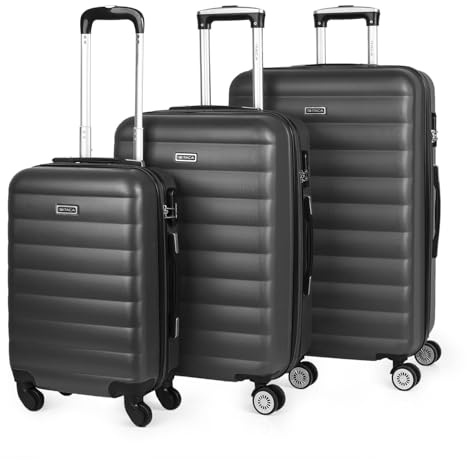Koffer Set Mit Rollen In Groß Für Reisen - Reisekoffer Set Aus Robuster Har