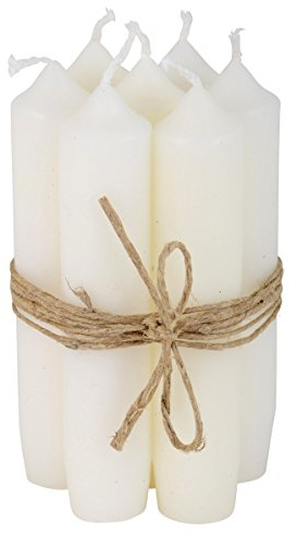 IB Laursen - Stabkerzen - klein - weiß - 8er Set