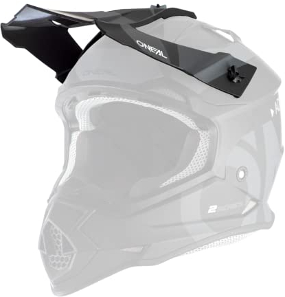 O'NEAL | Ricambio Visiera Casco Motocross | Motocross MX Enduro | Visiera di ricambio per il casco 2SRS Slick | Visiera di ricambio casco 2SRS SLICK | Adulti | Nero Grigio